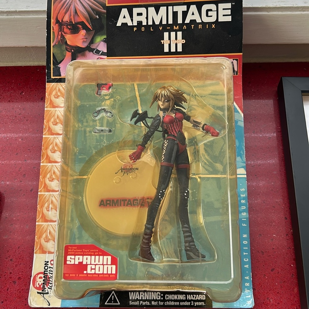 Vintage vinyl Armitage III figurine. Unopened box